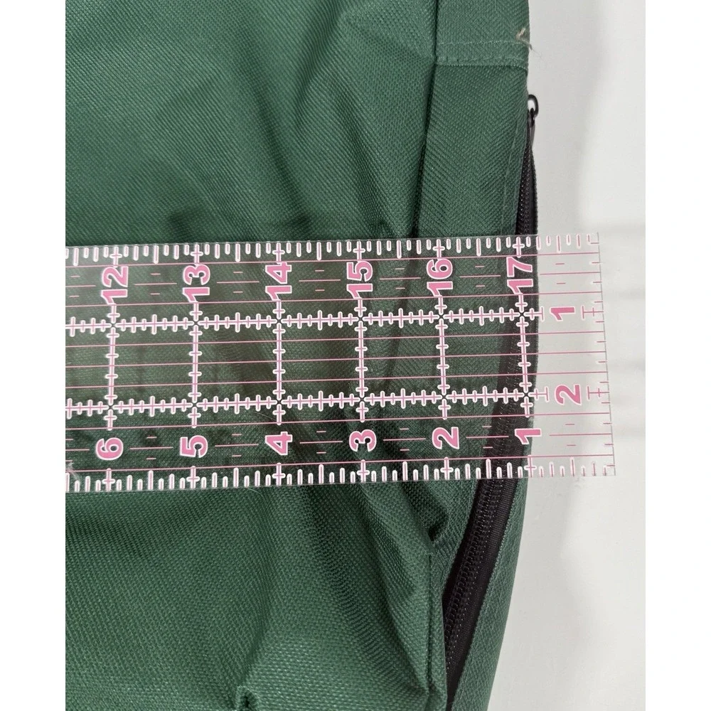 Unbranded Messenger Bag Unisex Large Green Tactical Patch Panel Utility Laptop